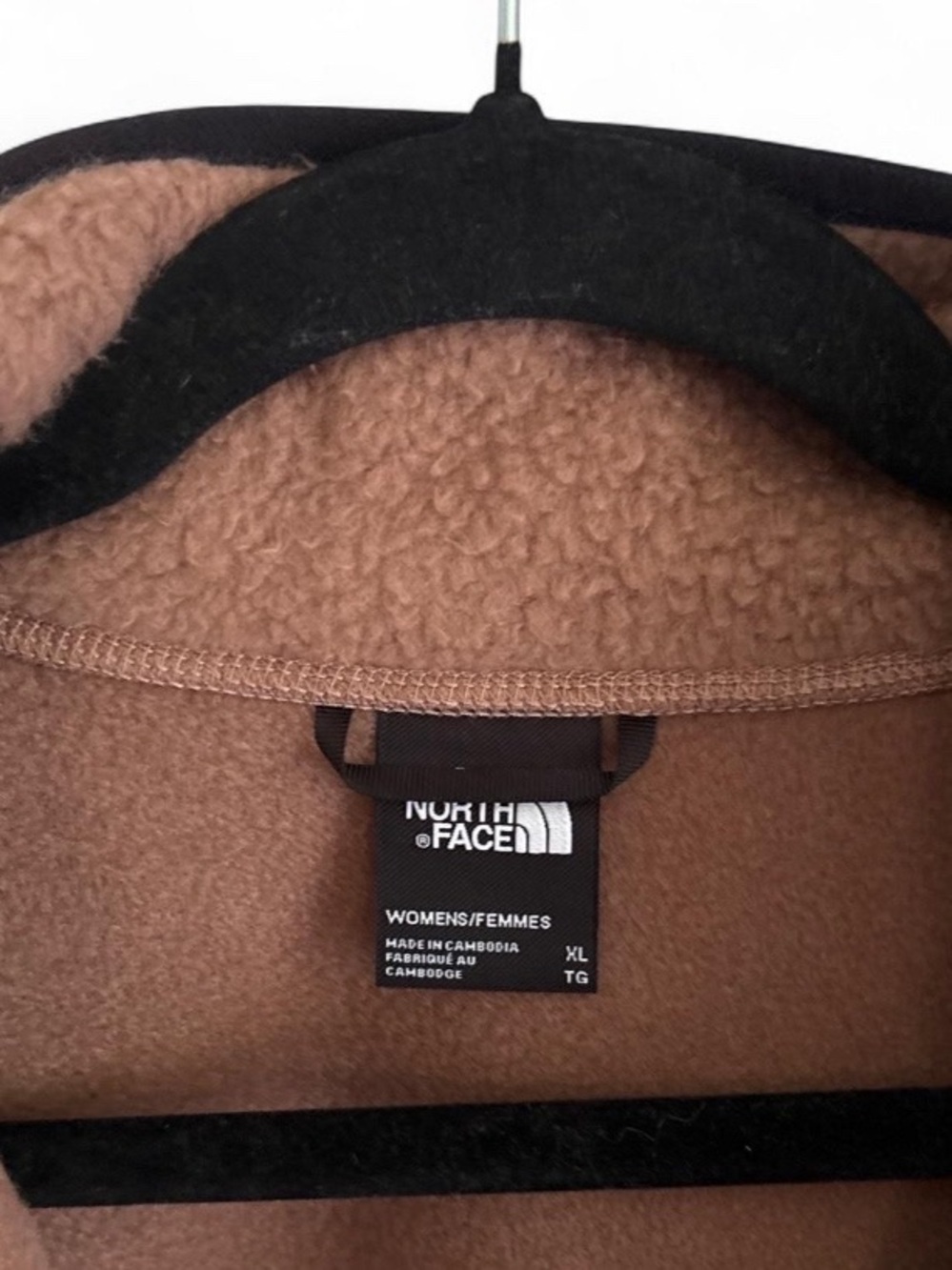 The North Face Women’s Koian High Pile Fleece Jacket Full Zip in Latte Size XL - Picture 6 of 6